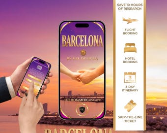 Escapada romántica a Barcelona 2026 | Guía interactiva de viaje e itinerario para parejas