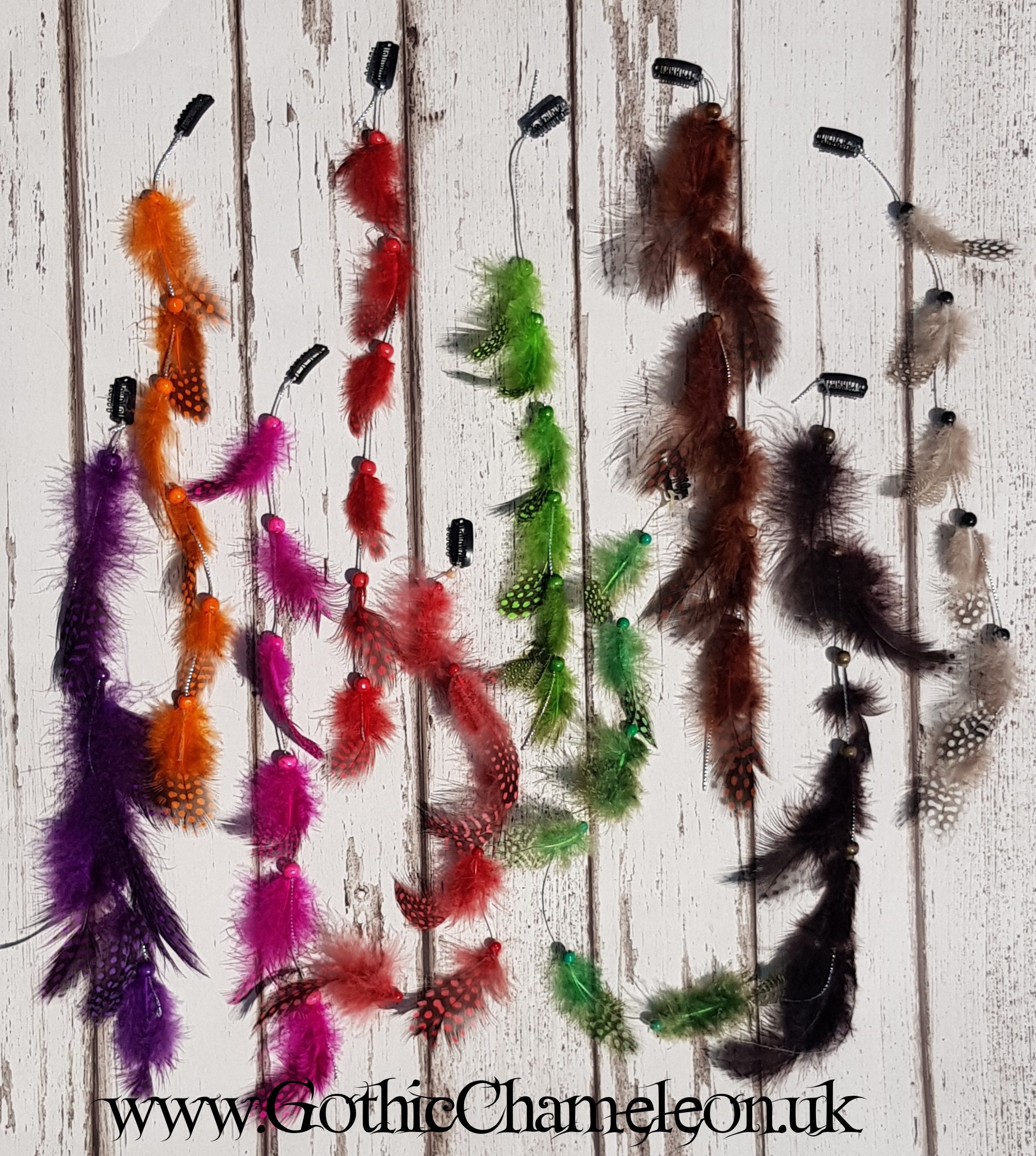 Clip in Feather Hair Extension 8 Colors Ready to Ship Etsy
