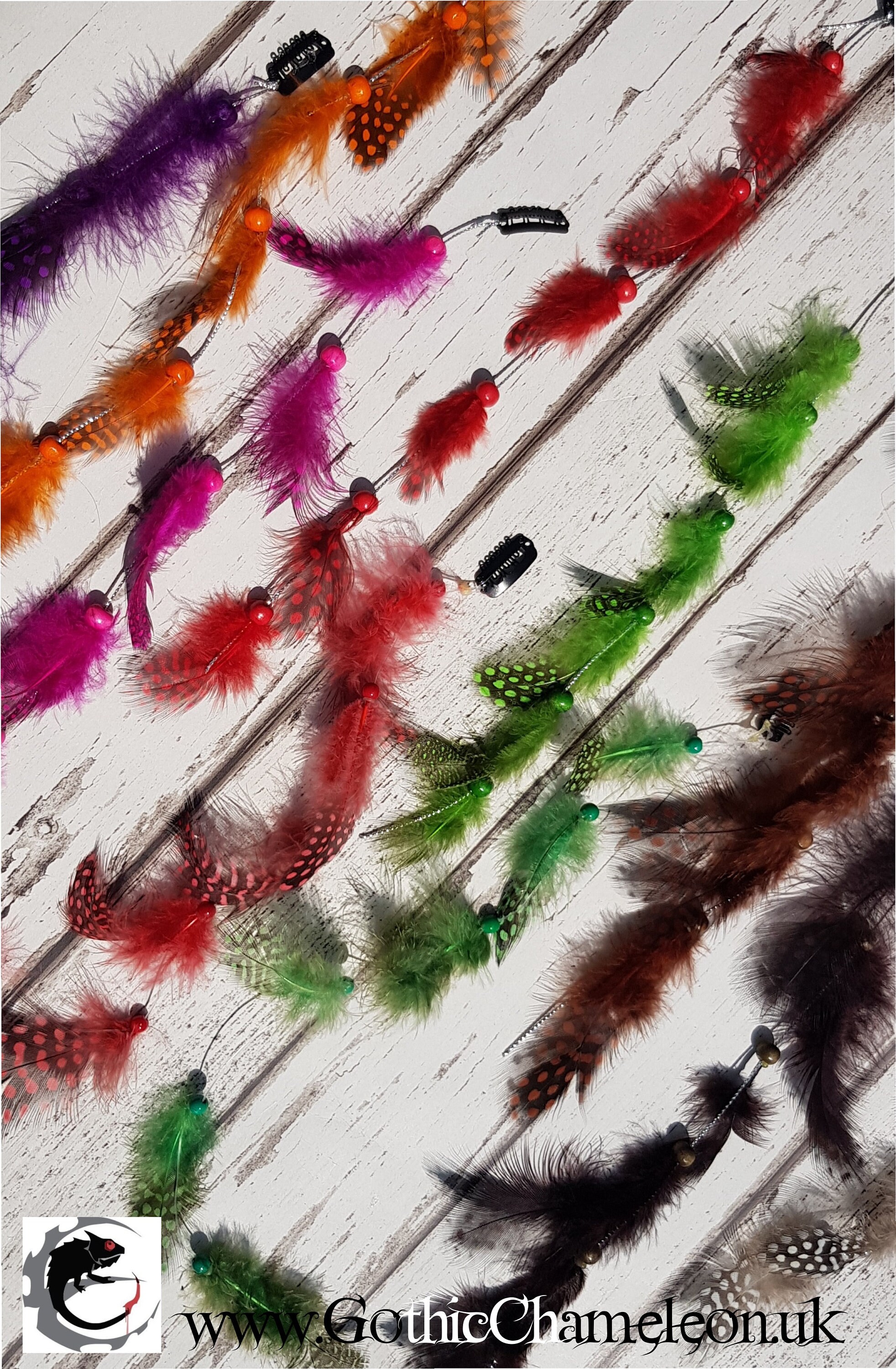 Clip in Feather Hair Extension 8 Colors Ready to Ship Etsy