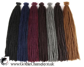 DE Double Ended Crochet Dreads 22 Inch long Made to Order