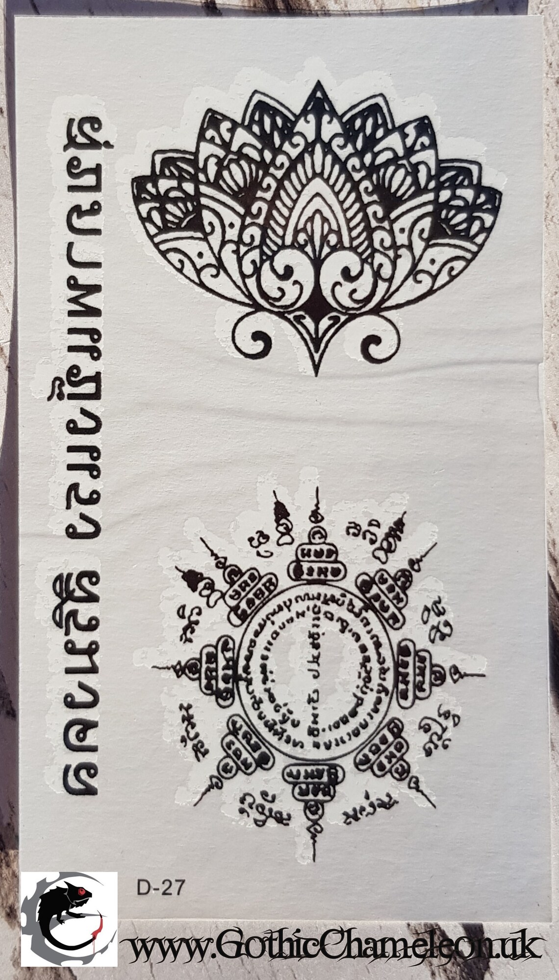 Temporary Tattoo Sheets Vita Dolce Moderato Dalai Lama Arabic | Etsy