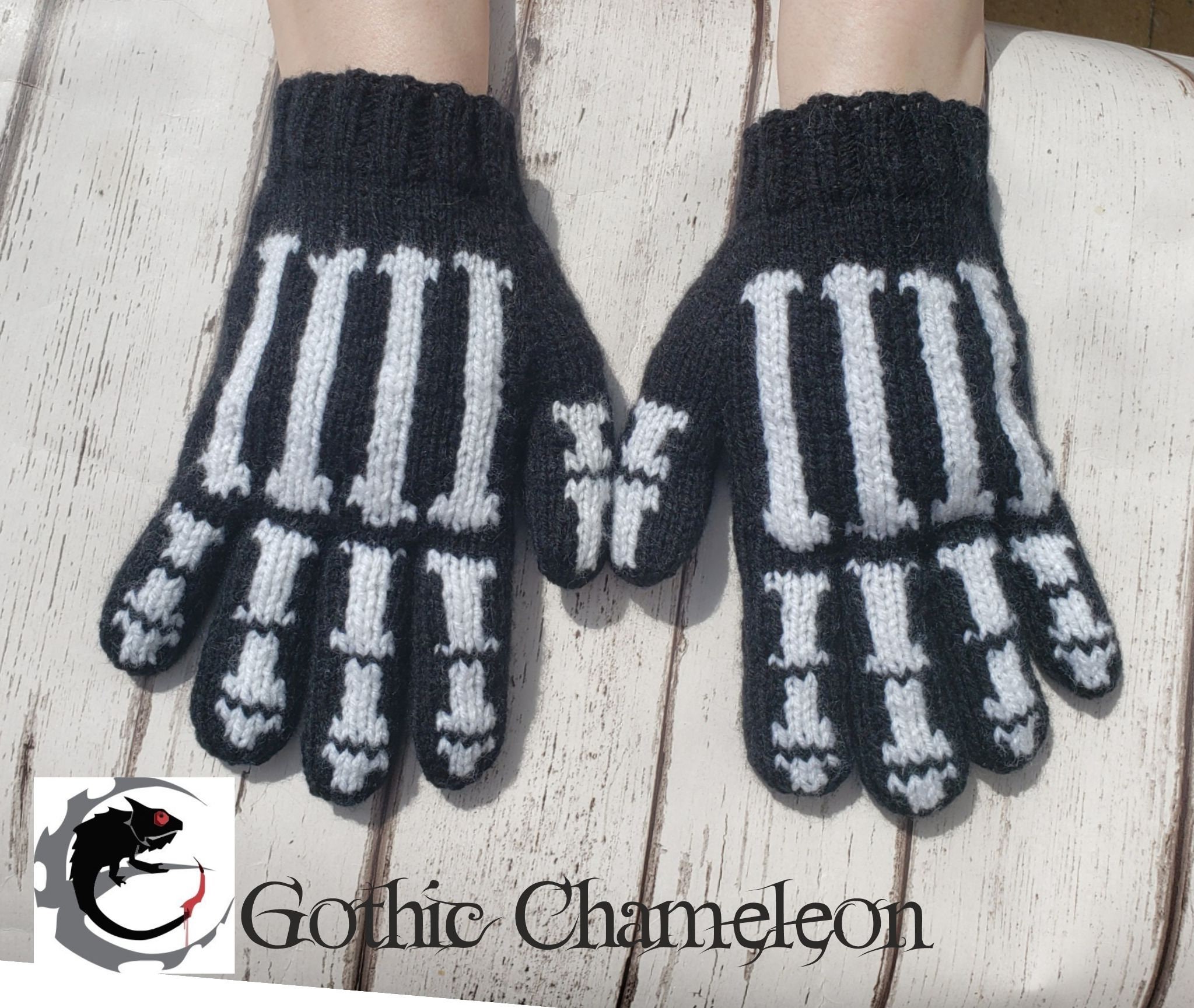 Wybie Gloves Hand Knitted Made to Order Unisex Adult & Child Sizes