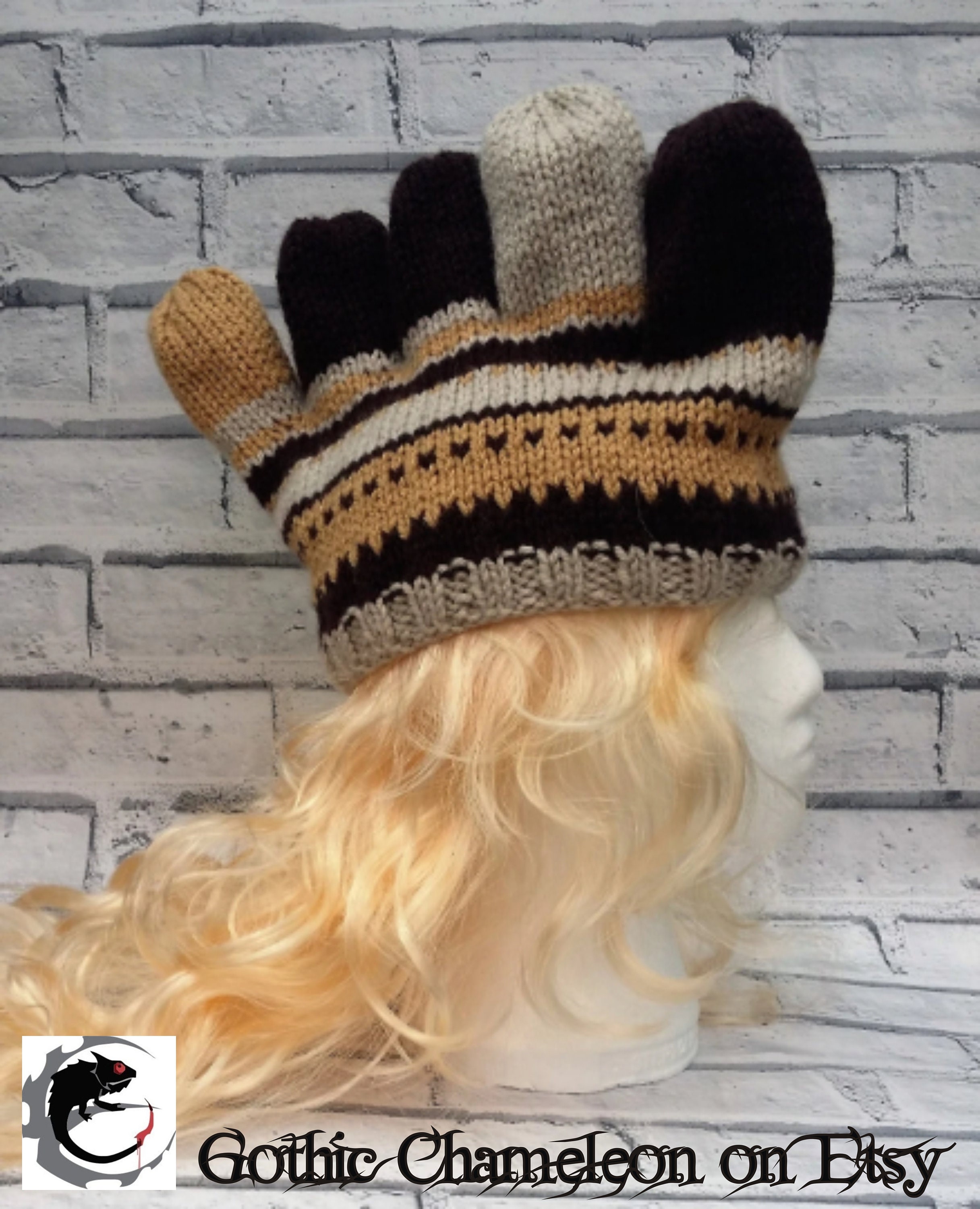 Glove Hat Hand Knitted Made to Order Unisex Adult & Child