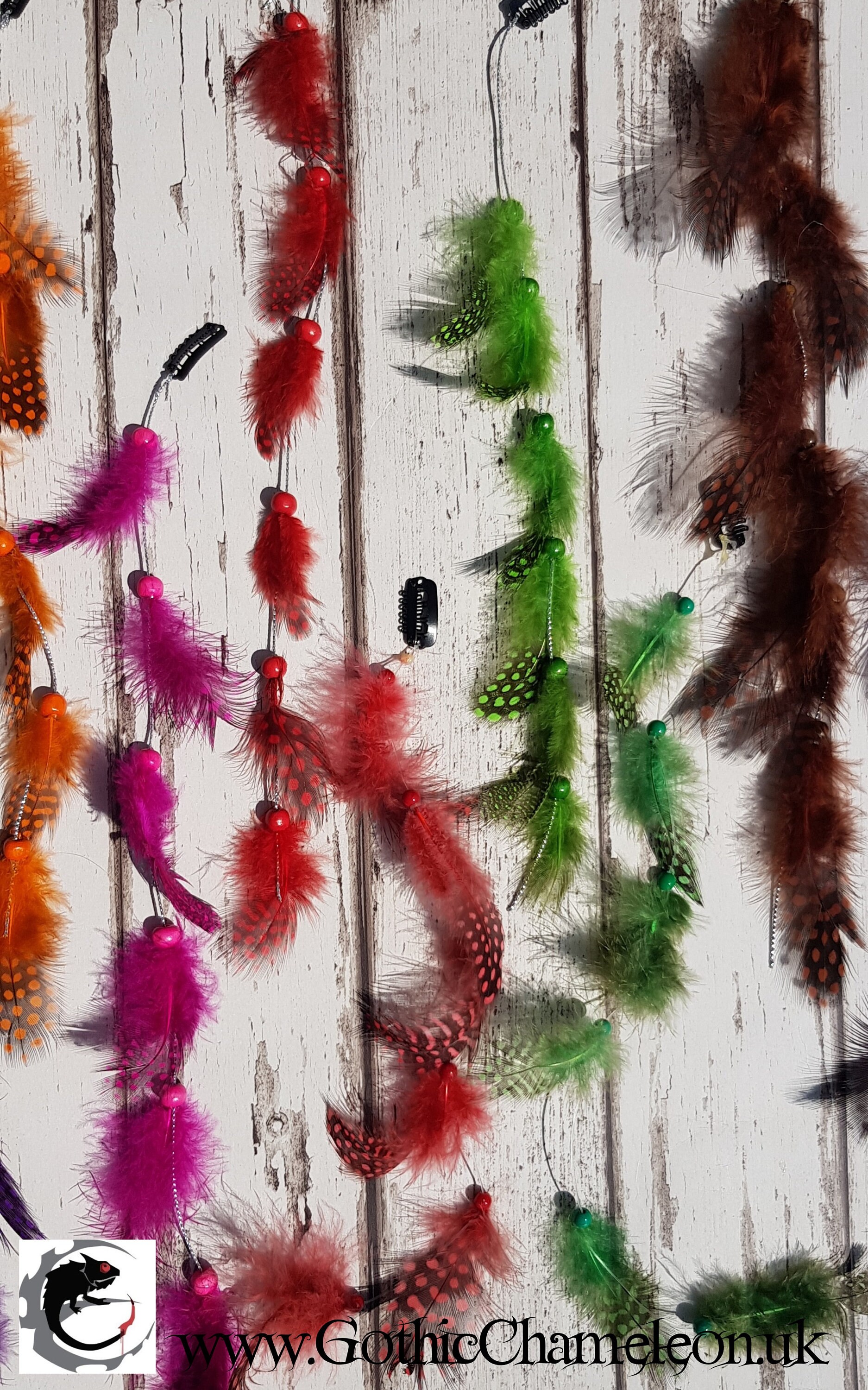 Clip in Feather Hair Extension 8 Colors Ready to Ship Etsy