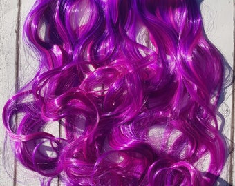 Halo Miracle Secret Wire Purple Pink Hair Extension 22 Inch Ready to Ship