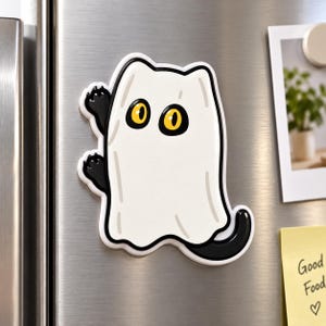 パーソナライズされた冷蔵庫マグネット、カスタム猫キッチン＆ハロウィンギフト、ペット愛好家への装飾、感謝祭のロッカー装飾