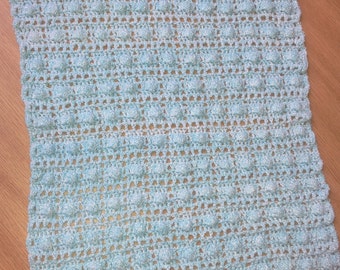 Small pram afghan blanket.