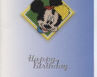Mickey Mouse happy birthday card