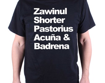 Weather Report t shirt New S M L XL 2XL 3XL Jaco Heavy Shorter Joe Weather Report t shirt New S M L XL 2XL 3XL Jaco Heavy Shorter Joe
