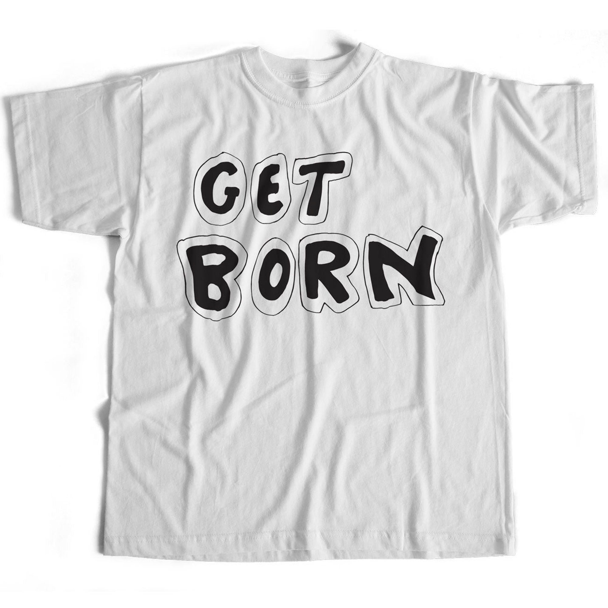 Discover Maglietta T-Shirt Ispirato A Bob Dylan Uomo Donna Bambini - Get Born