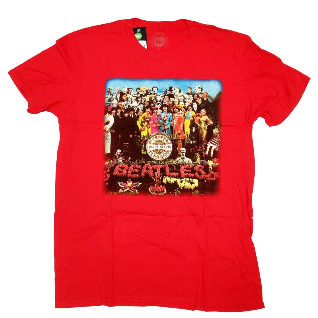 The Beatles T Shirt Sgt Pepper Cover Red Shirt 100 Etsy