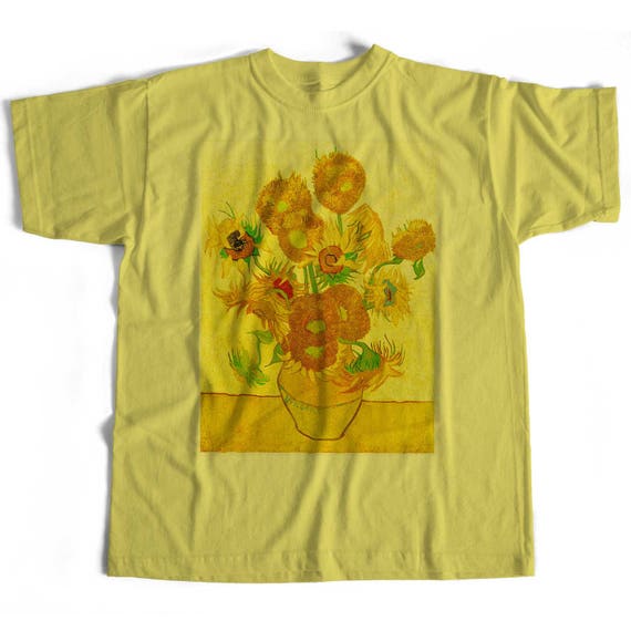 van gogh sunflowers t shirt