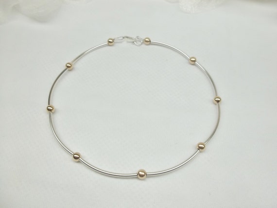 14 k gold anklet