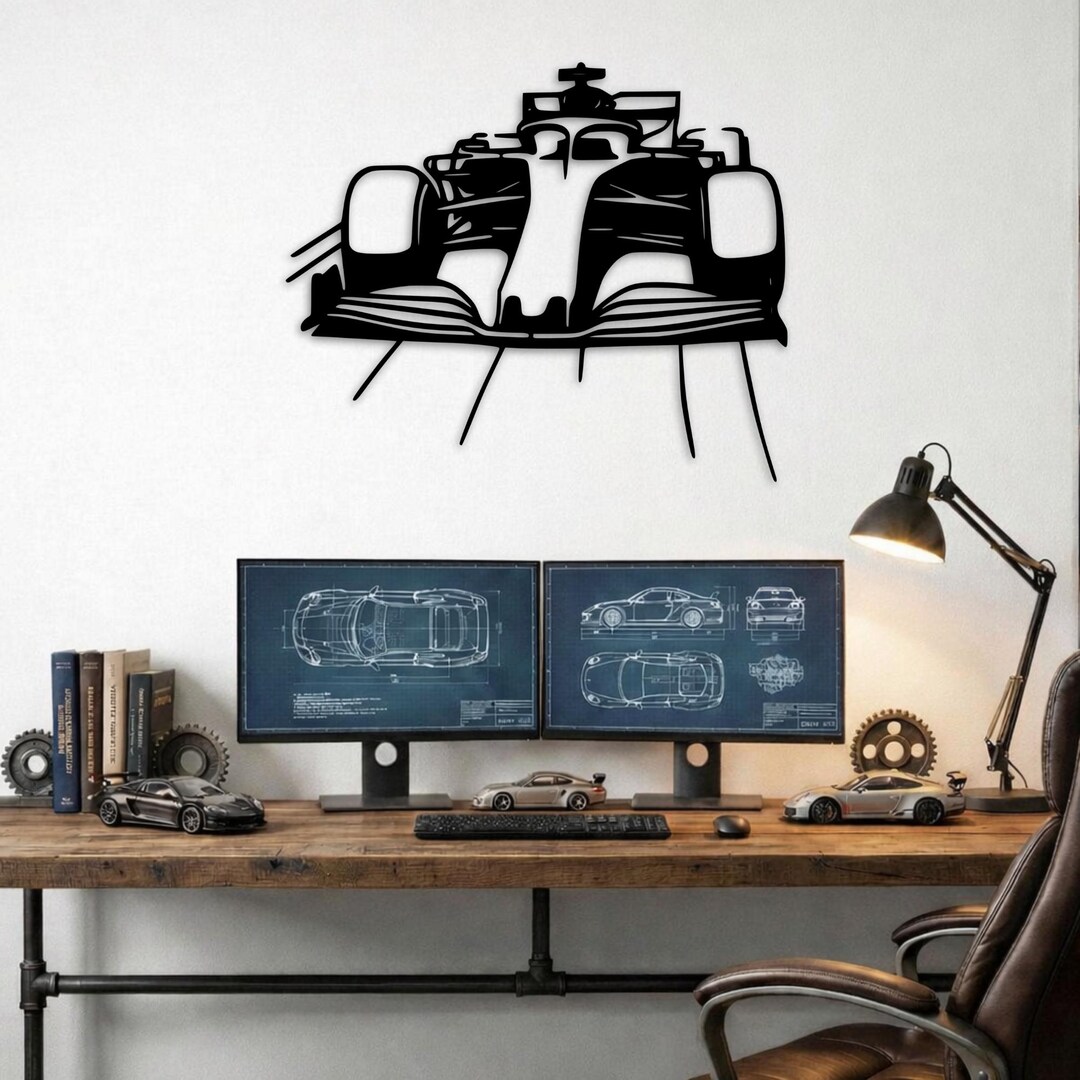 Fresh Look at Racing Car Metal Wall Art Man Cave Garage Wall Decor