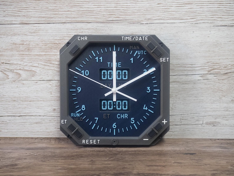 Pilot Instrument Clock for Boeing Fans | Aviation Altimeter Cockpit ...