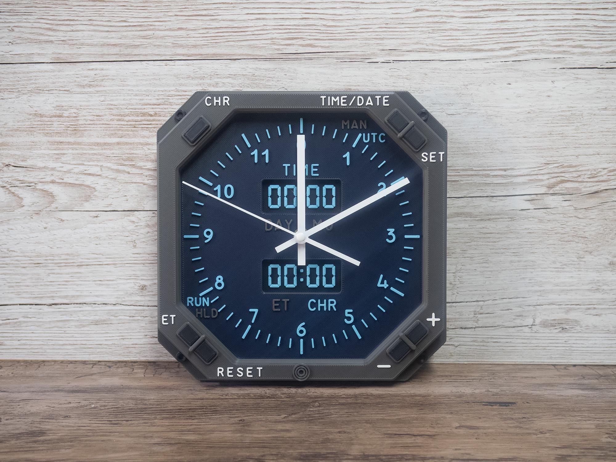 Pilot Instrument Clock for Boeing Fans | Aviation Altimeter Cockpit ...