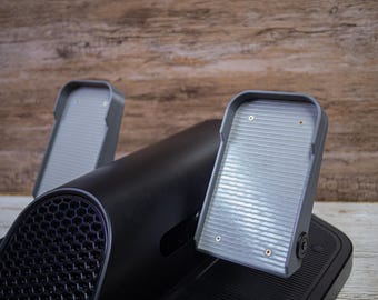 Footrests for Honeycomb Charlie rudder pedals. Airbus, Boeing, Cessna style. Improved comfort in flight simulator for MSFS, Xplane, DCS.