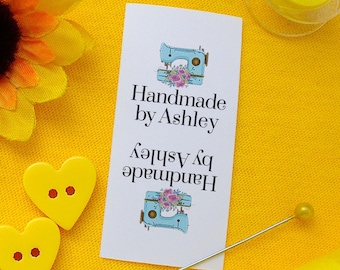Personalisierte Nähetiketten für handgefertigte Gegenstände: Individuelle Satin Tags