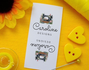 Personalisierte Nähetiketten für handgemachte Gegenstände: Individuelle Stoff-Satin-Tags