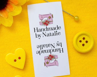 Personalisierte Nähetiketten für handgemachte Artikel: Individuelle Stoffanhänger