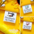 Custom Sewing Labels for Handmade Items: Full Color Folding Tags product logo