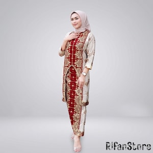 dress songket modern style rose on Twitter