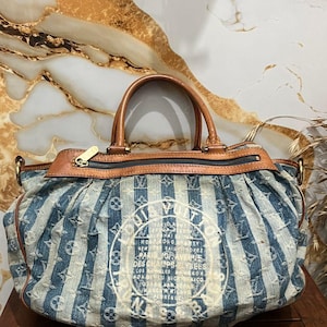 Louis Vuitton Denim Baggy GM Blau Monogramm