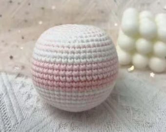 55-85cm Giant Pink Hacky Sack Crochet Kickball | Soft Knitted Juggling Bag | Indoor Outdoor Party Game for Kids Adults