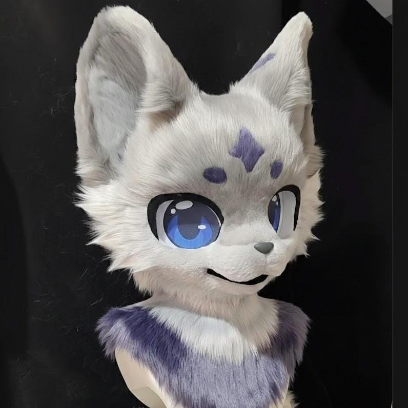 Custom Fullsuit Fursuit Head And Body Costume Gray Purple Blue Husky custom-fullsuit-fursuit-head-and-body-costume-gray-purple-blue-husky