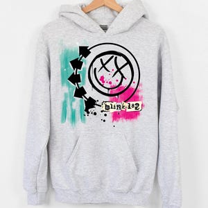 新品00s Blink 182 バンド スウェット パーカー ブリンク XXL Blink 182 Hoodie - Pop Music Hoodie - One More Time Album - Blink
