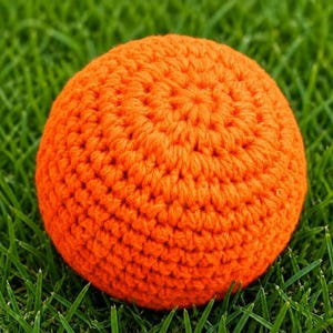 orange hacky sack