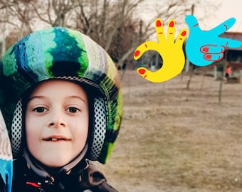 Watermelon funny motorcycle helmet cover, gift for riders, melon helmet cover for JET and OPENFACE HELMES