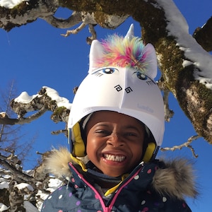 unicorn ski helmet cover