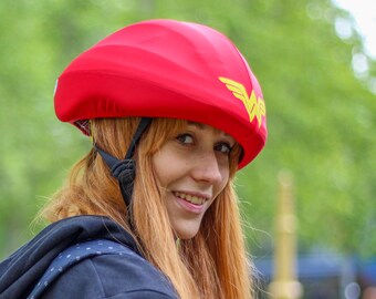 wonder woman bike helmet