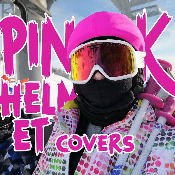 Pink rose ski helmet cover, unique skier gift, monochrome, girlfriend gift, snowboard helmet cover, gift for her, gift for couple
