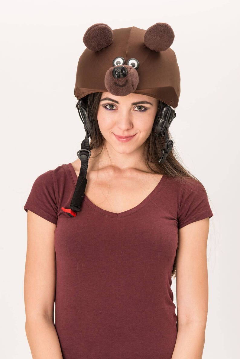 Teddy Bear Ski Helmet Cover Snowboard Gift Couvre Casque Etsy UK