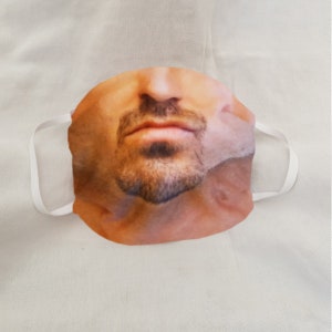 Funny Face Mask for Men, Father's Day Gift, BEARD face mask Gift for Him, ideas under 30, best selling items zdjęcie 6