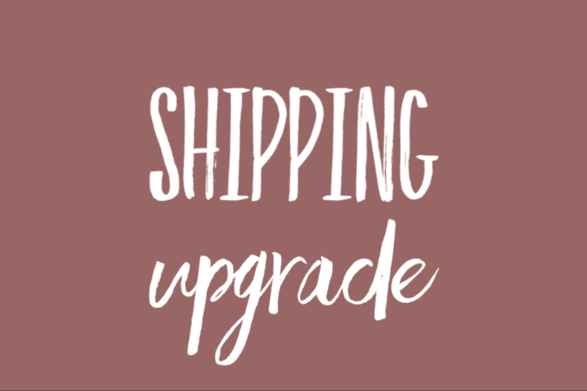 UK Upgrade shipping: priority service with tracking number