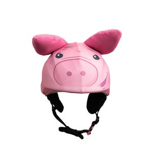Pig ski helmet cover, snowboard helmet cover, bike cycling helmet cover, riding helmet cover