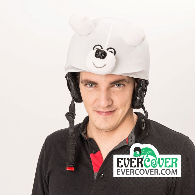 Polar Bear Evercover Ski Helmet Cover Snowboard Helmet Cover Etsy