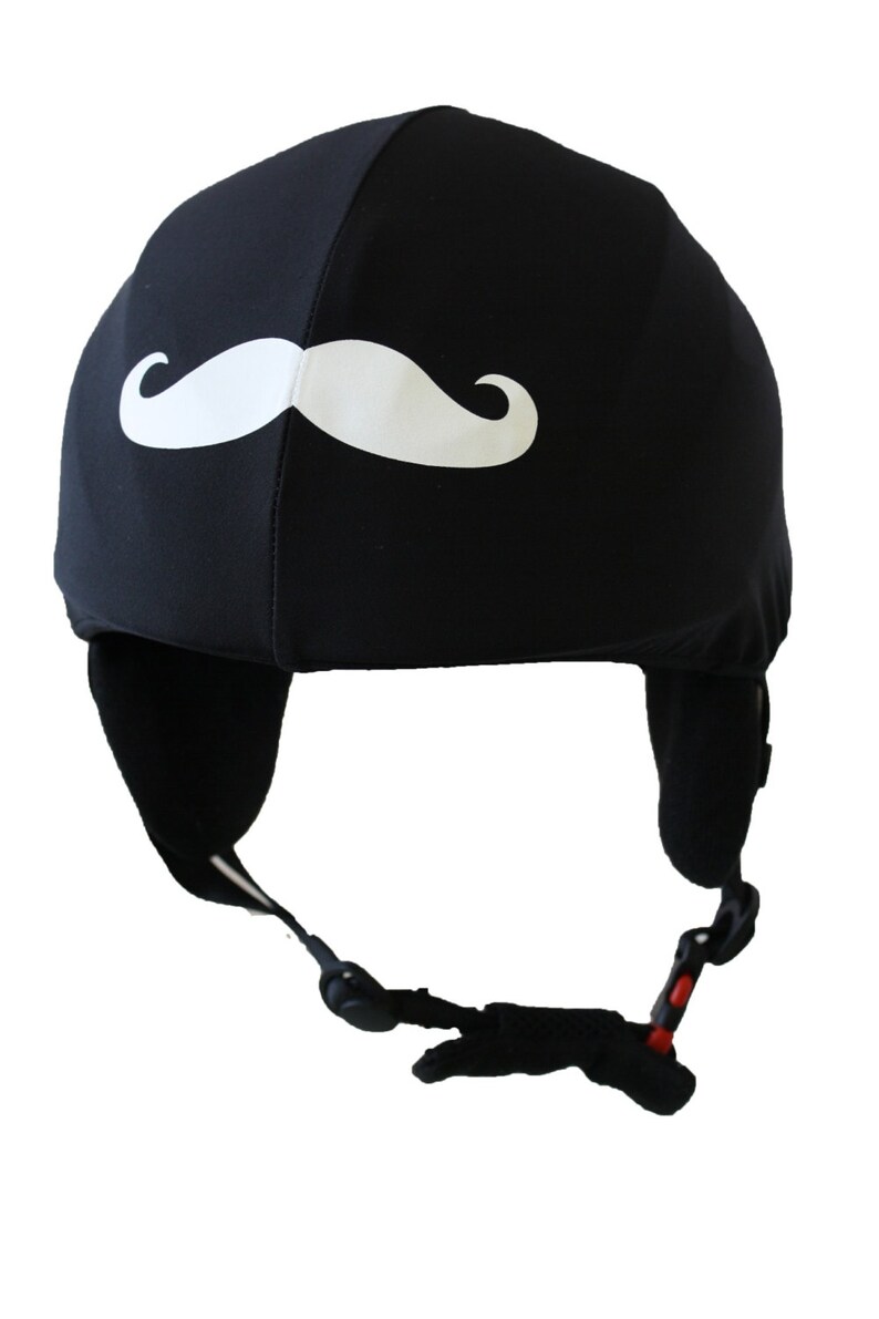 Mustache Movember Man ski helmet cover snowboard helmet Etsy