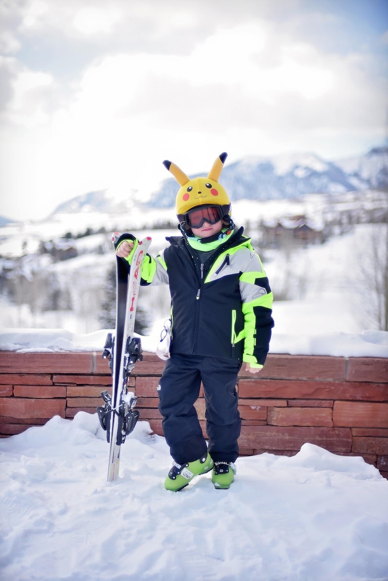 PIKACHU pokemon ski helmet cover UNI size cycling helmet Etsy