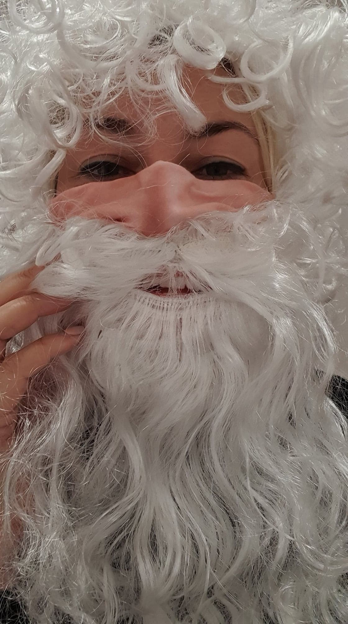 Costume Noël Adulte Costume Père Noël Complet - Perruque Barbe Blanche Et  Bonnet - Déguisement Noël Réaliste - Fête Famille Perruque Barbe Noël, image size:1120x2010