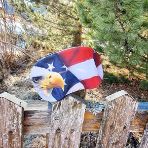 Goggle cover with American flag, U.S. ski goggle sock, goggle sock, gogglesoc, snow goggle cover, one size fits all goggles