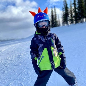 Monster helmet cover, snowboard helmet cover, bike and cycling helmet cover, riding helmet cover, rafting helmet cover