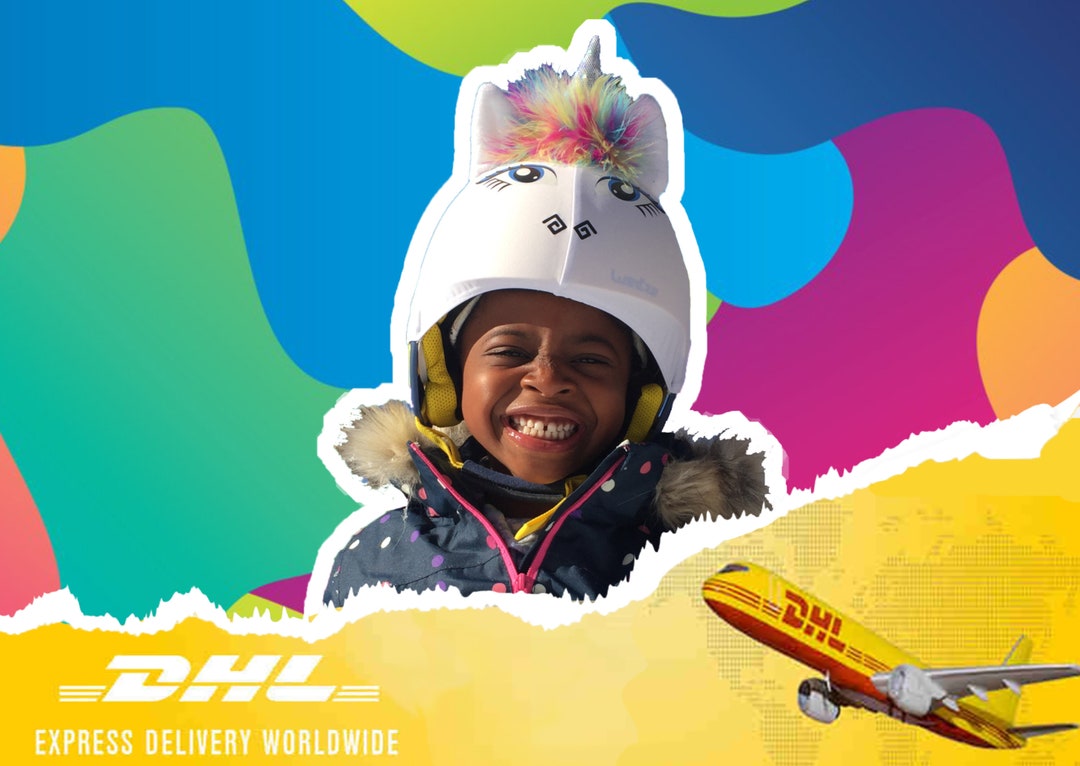 unicorn ski helmet cover