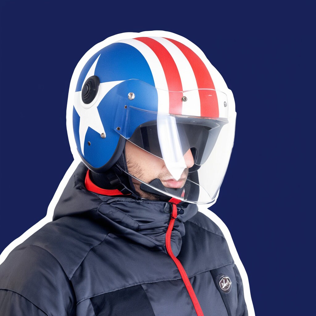 Evel Knievel Helmet Etsy UK