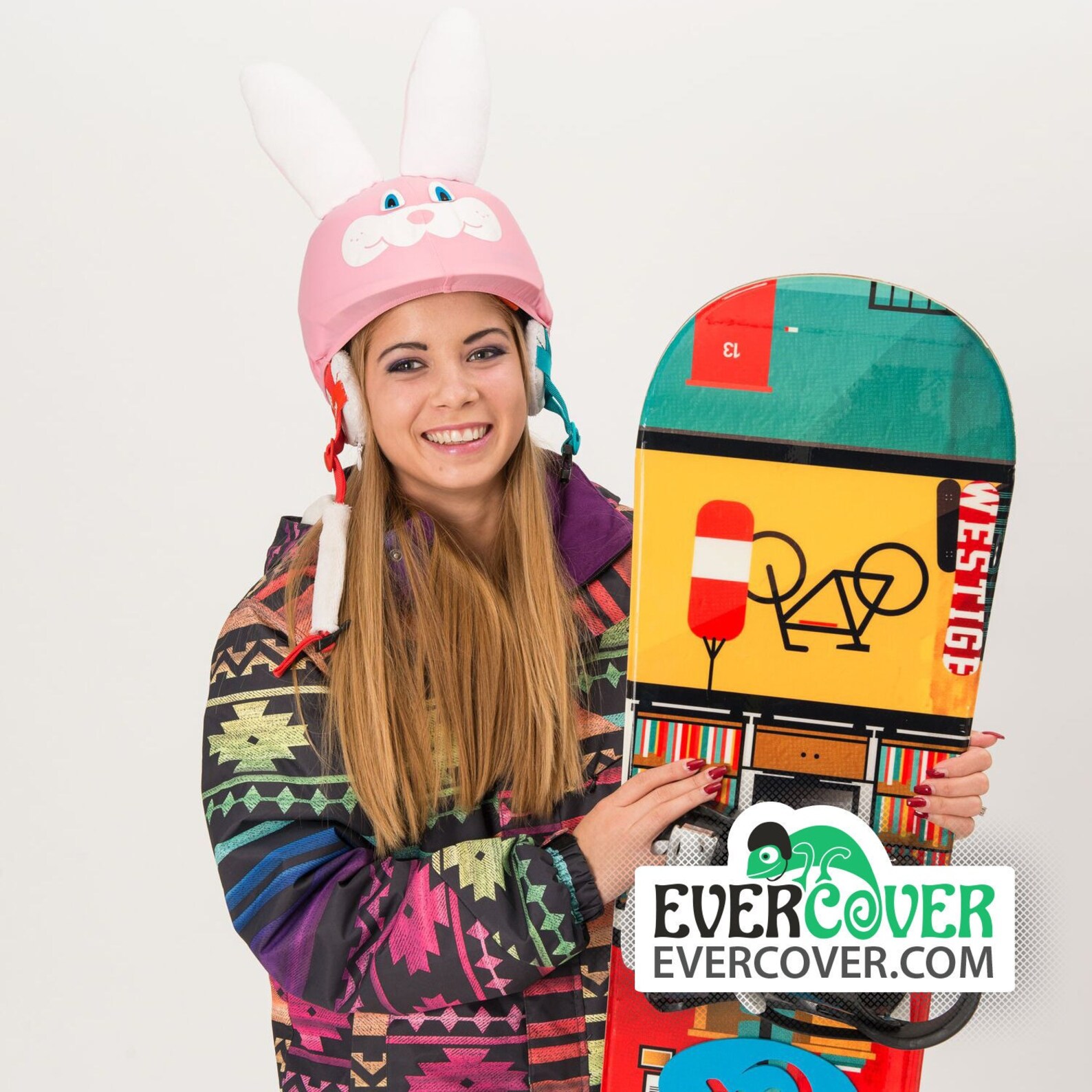 Unicorn Ski Helmet Cover, Rainbow Helmet Cover, Unicorn Christmas Gift