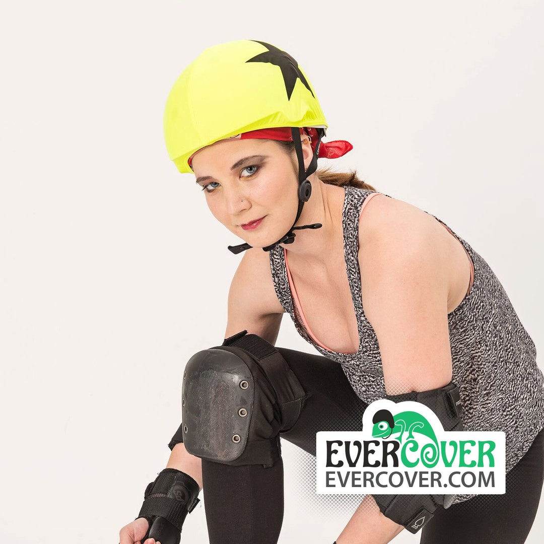 Roller Derby Jammer Helmet Cover Evercover Helmet Cover With Colored