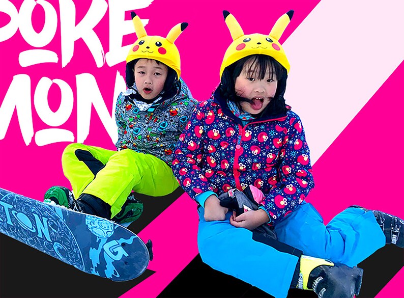 PIKACHU pokemon ski helmet cover UNI size cycling helmet Etsy